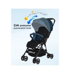 Prego 2035 Alvis Bebek Arabası Mavi