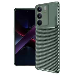 Realme C75 4g Auto Focus Karbon Kapak - Koyu Yeşil