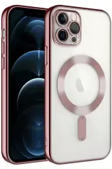 Newface Apple İphone 14 Pro Max Kılıf Kross Magneticsafe Kapak - Rose