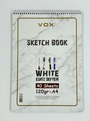 Eskiz Defteri - A4 - 120gr - 40 yaprak