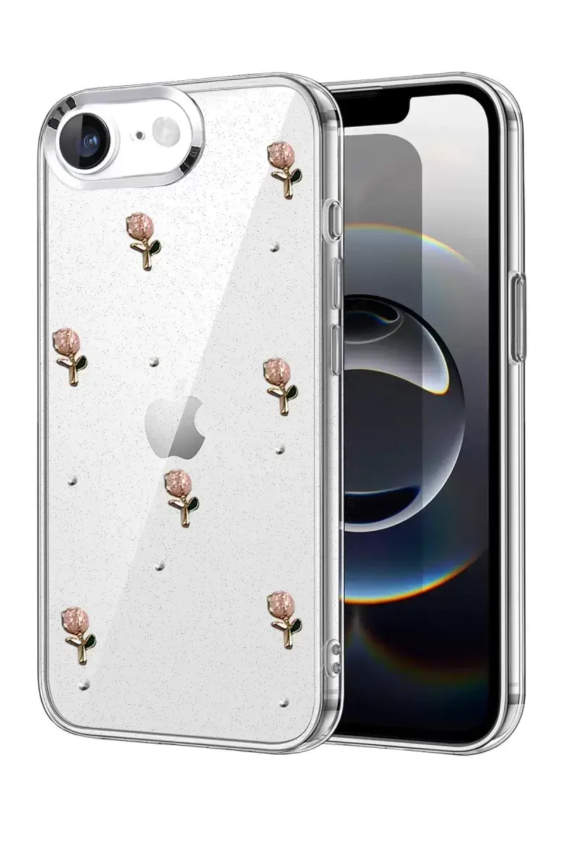 Newface Apple İphone 16e Fiyonk Desenli Kapak - Desen 6