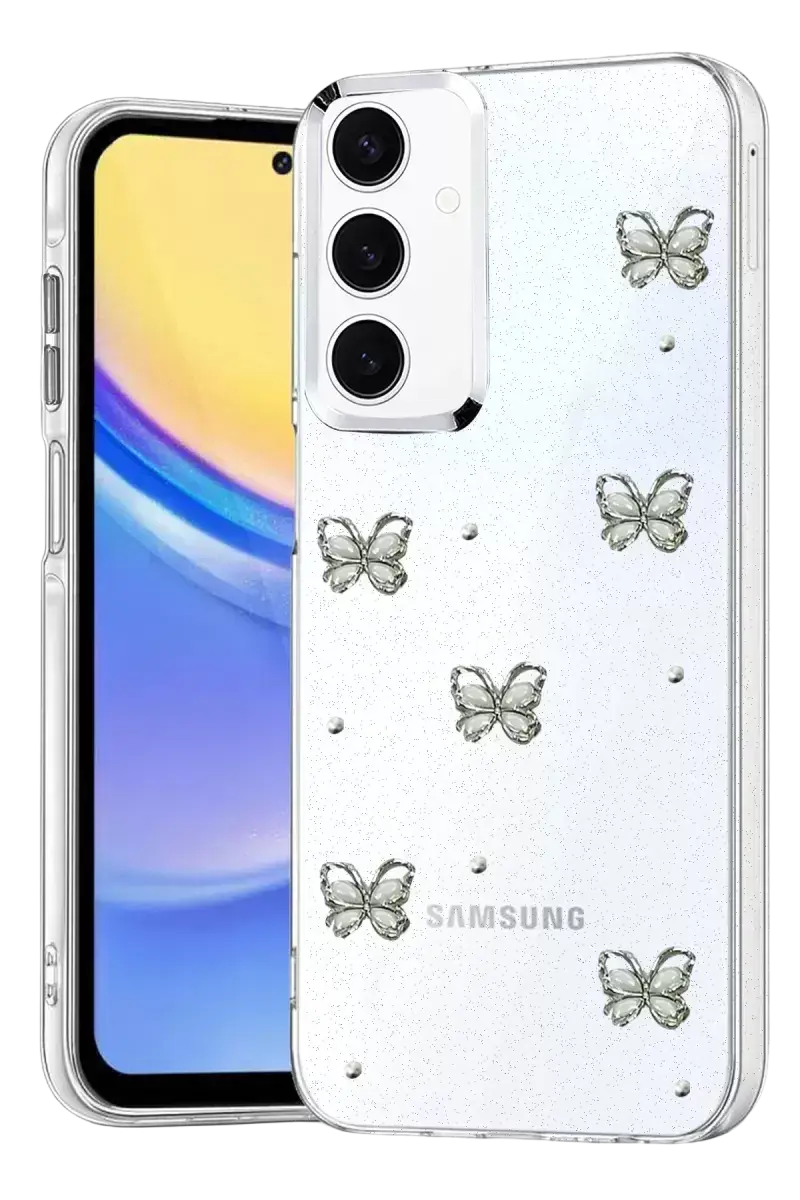 Newface Samsung Galaxy A35 5g Fiyonk Desenli Kapak - Desen 9