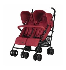 Prego 2074 Monart İkiz Bebek Arabası Bordo