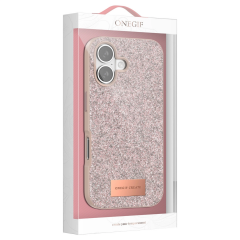 Onegif  İphone 17 Pro Bright Simli Kapak - Siyah