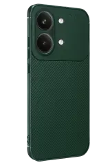 Newface Xiaomi Poco X8 Pro Max Auto Focus Karbon Kapak - Koyu Yeşil
