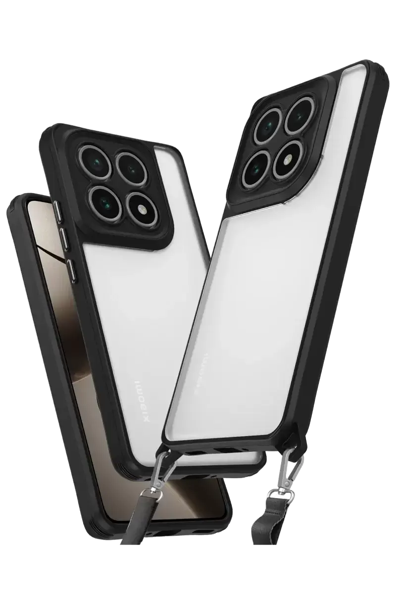 Newface Xiaomi Mi 14t Pro Kılıf Penta Silikon Kılıf - Siyah