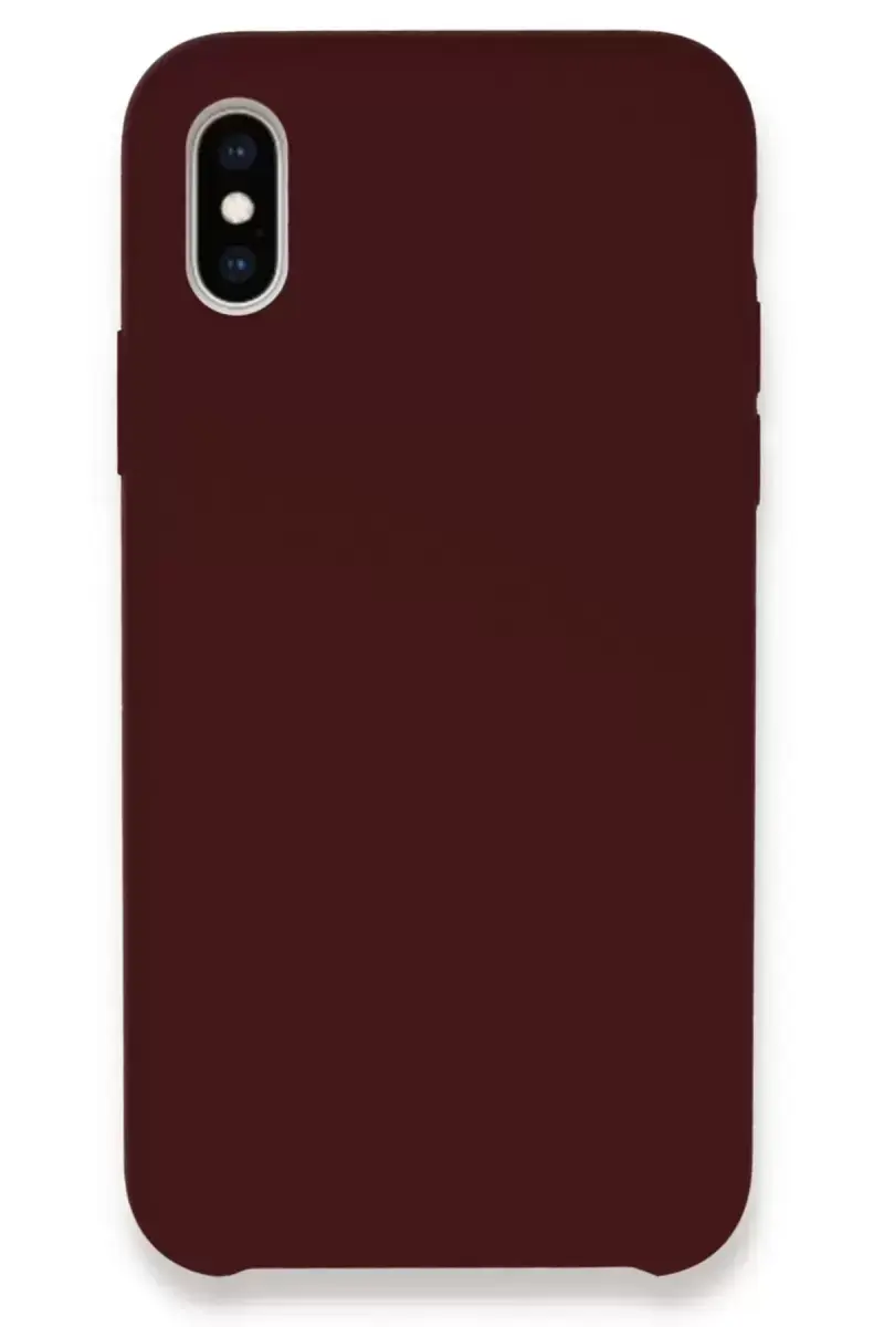Newface İphone Xs Max Kılıf Lansman Legant Silikon - Bordo