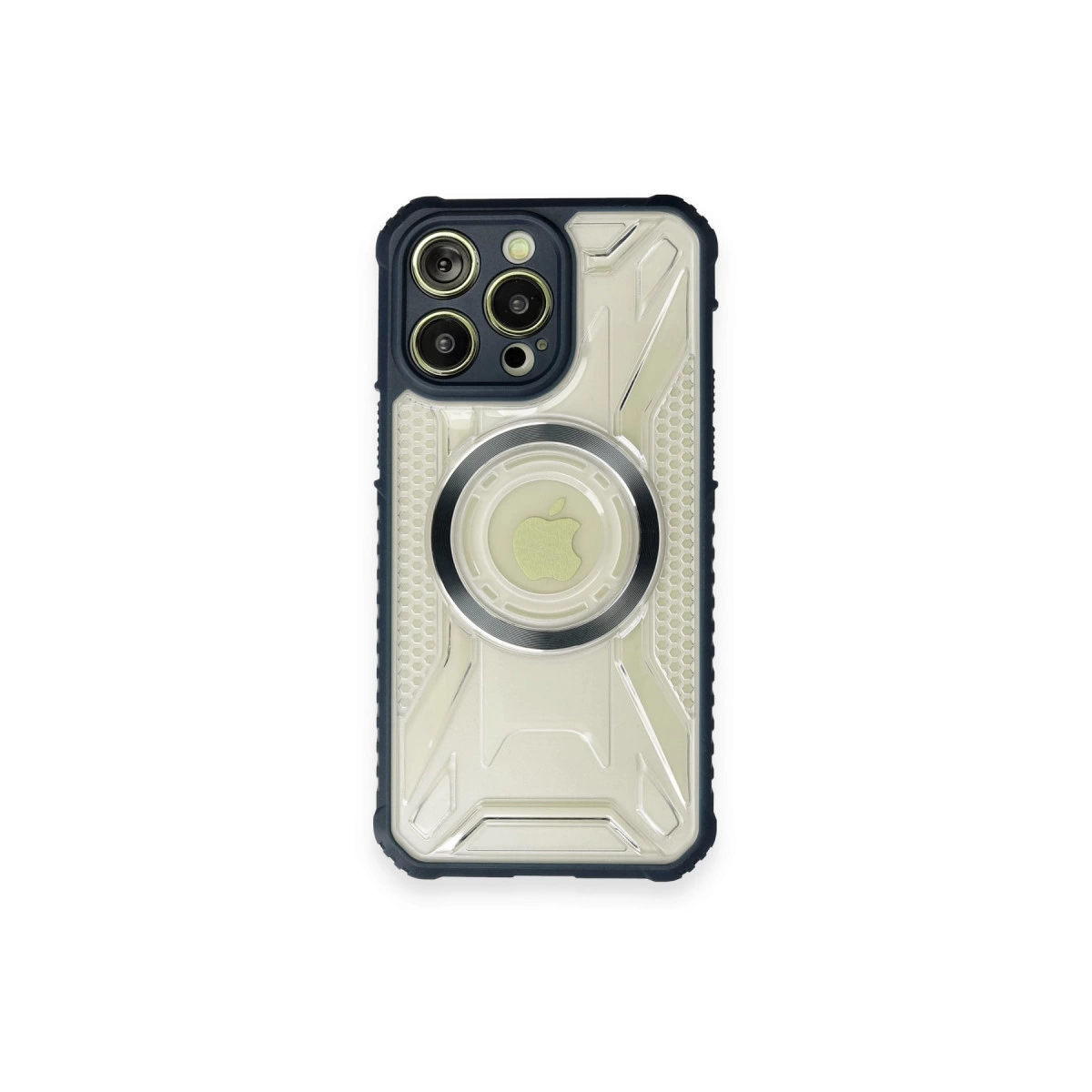 İphone 12 Pro Kılıf Prag Magneticsafe Kapak - Lacivert