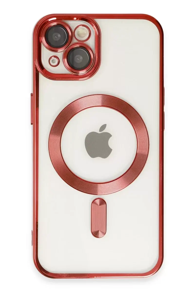 Newface İphone 14 Kılıf Kross Magneticsafe Kapak - Kırmızı