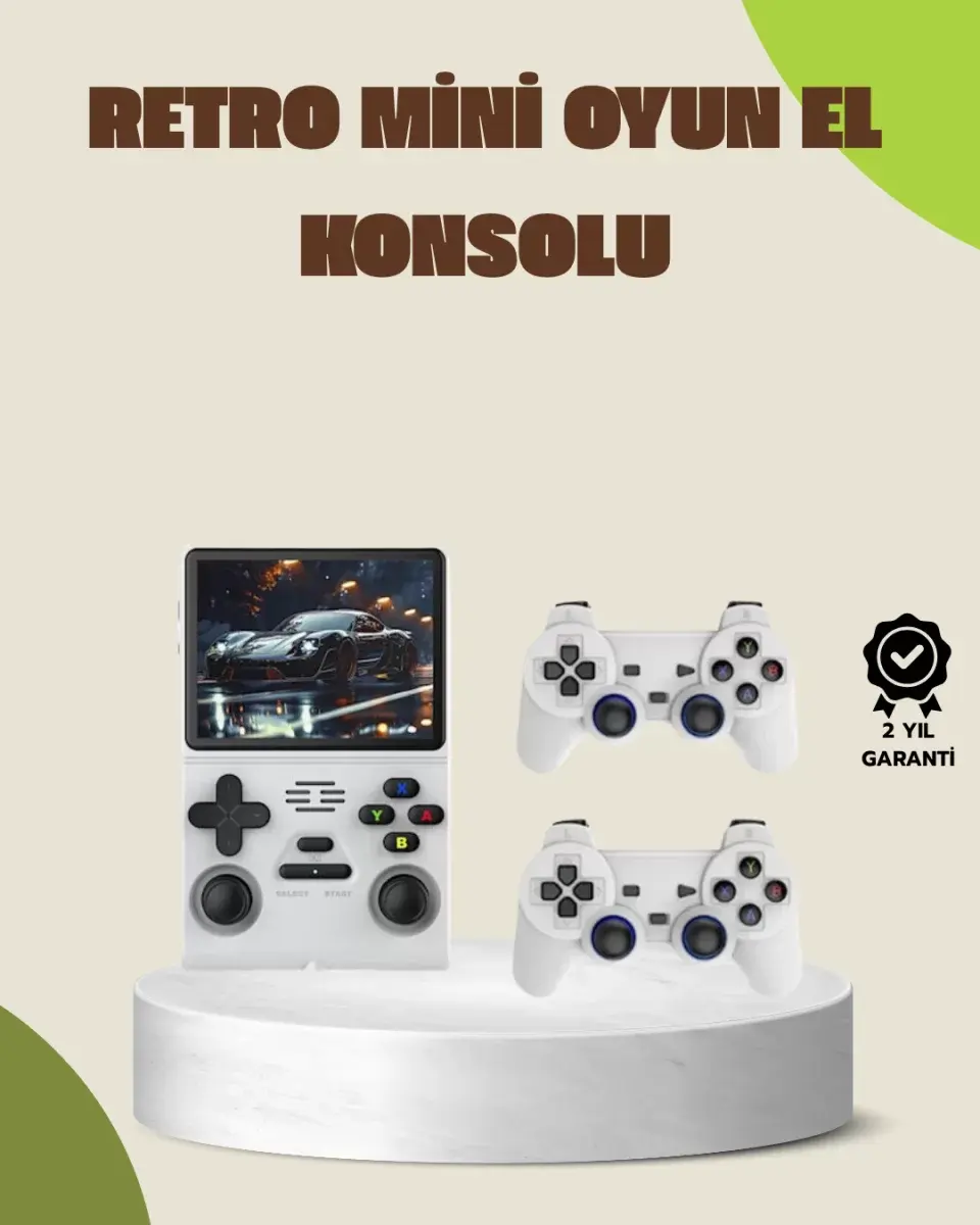 Taşınabilir El Konsolu Kablosuz Gamepadli