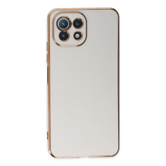 Xiaomi Mi 11 Lite Kılıf Volet Silikon - Beyaz