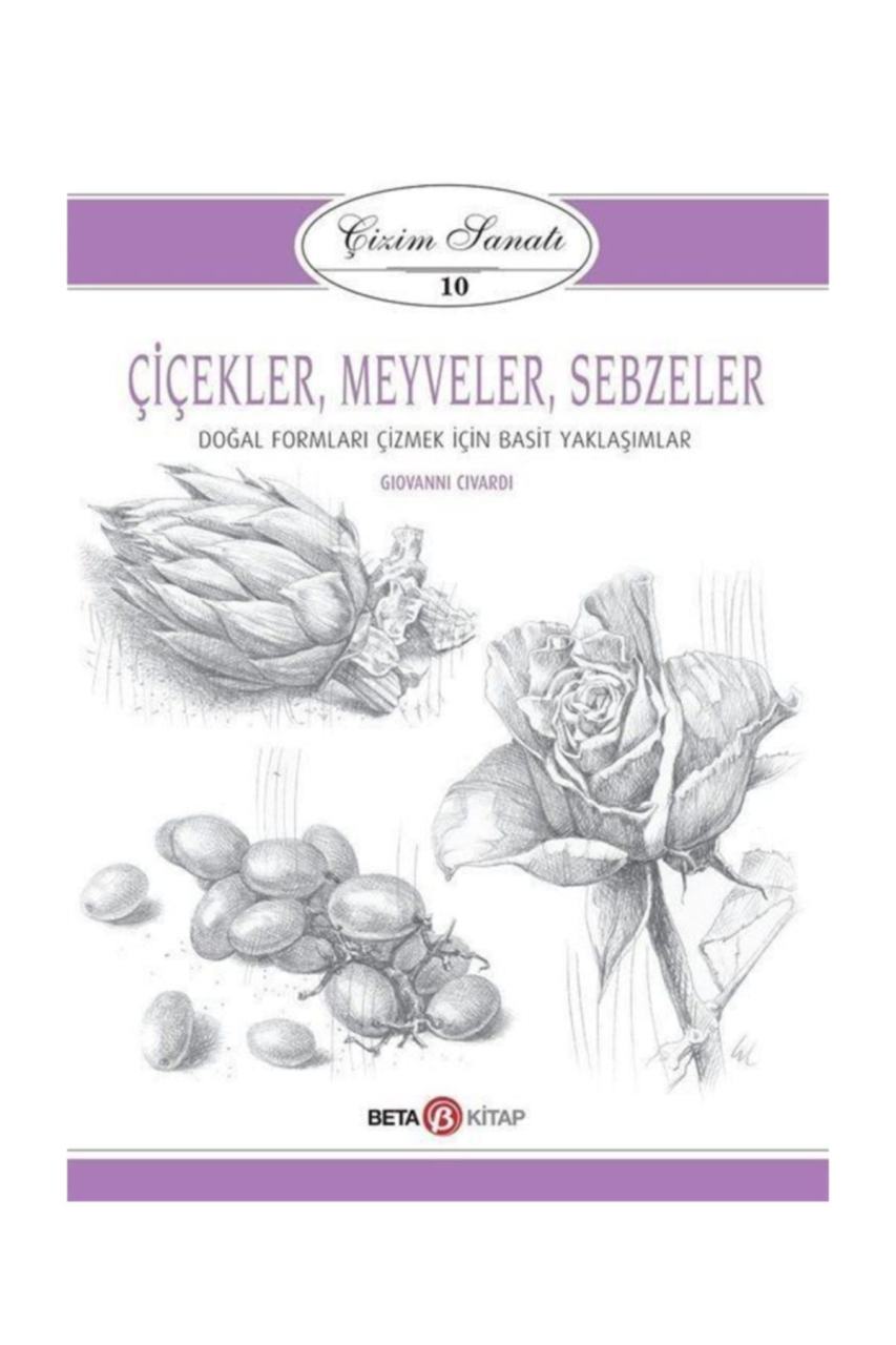 Çizim Sanatı Çiçekler, Meyveler, Sebzeler Giovanni Civardi