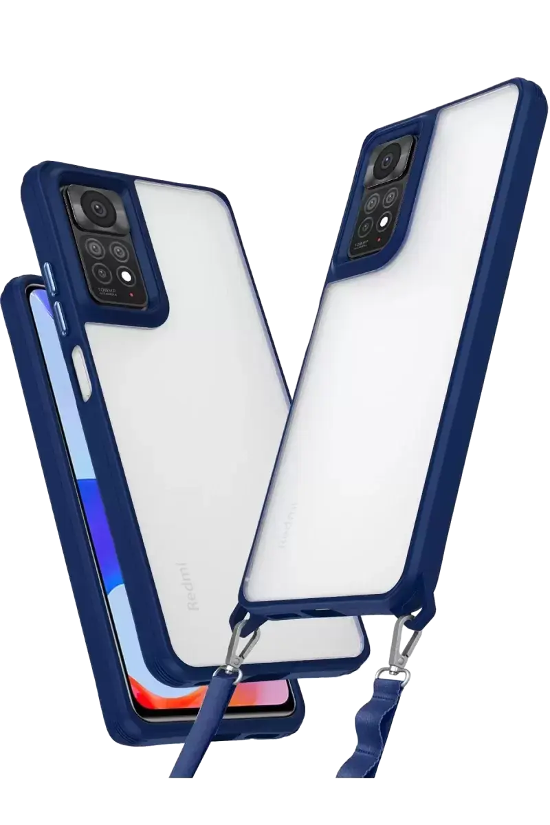Newface Xiaomi Redmi Note 11 Pro Kılıf Penta Silikon Kılıf - Lacivert