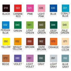 Clean Color Fırça Uçlu Kalem 24'lü