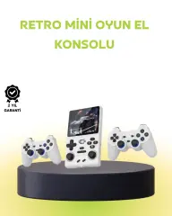 Geniş Ekranlı Taşınabilir Retro Oyun Konsolu