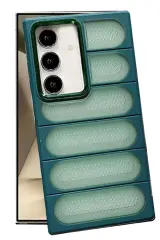 Newface Samsung Galaxy S24 Plus Kılıf Airmax Silikon Kapak - Koyu Yeşil