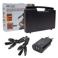 Magicvoice Mv-19593 Uhf Kablosuz Mikrofon Ve Amfi Aksesuar Set