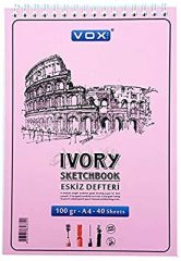 Ivory Eskiz Defteri - A4 - 100gr - 40 yaprak