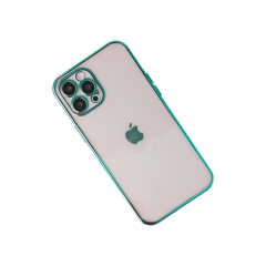 İphone 12 Pro Kılıf Razer Lensli Silikon - Yeşil