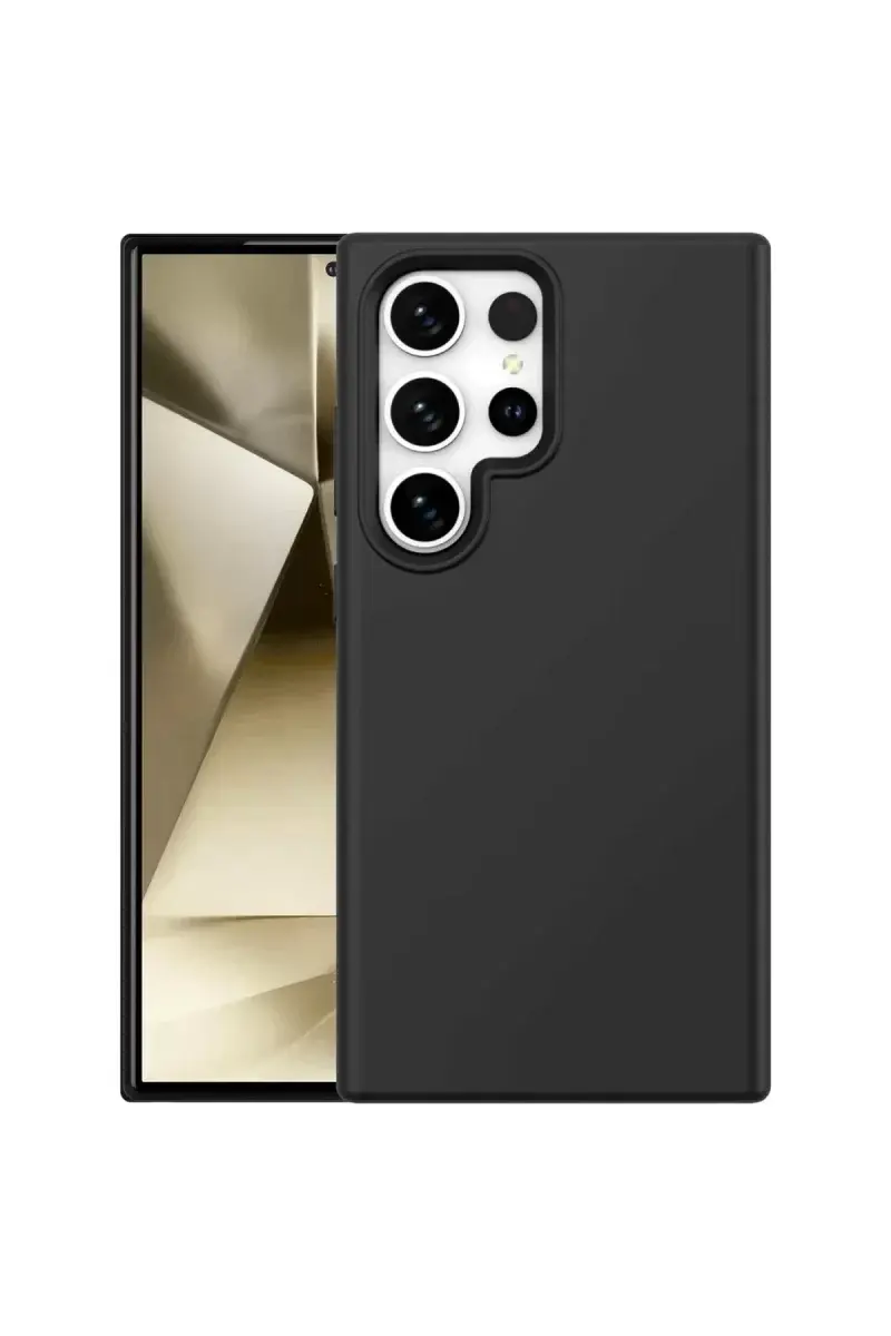 Newface Samsung Galaxy S24 Ultra Kılıf First Silikon - Siyah