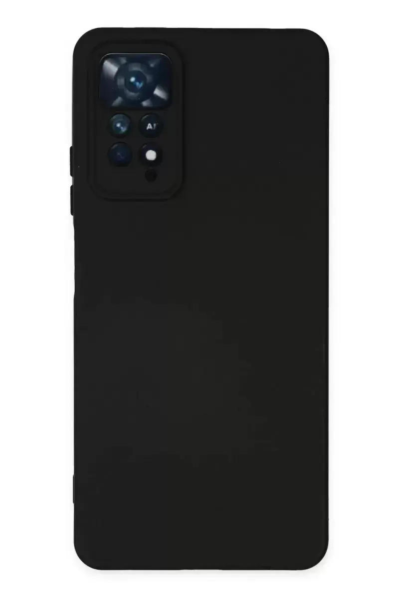 Newface Xiaomi Redmi Note 11 Pro Kılıf Nano İçi Kadife Silikon - Siyah