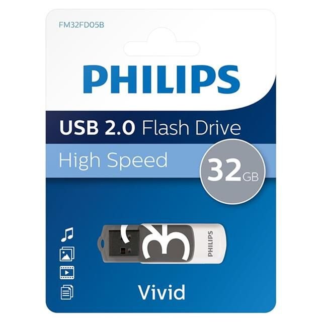 Philips Vivid Serisi 32gb Usb 3.0 Super Speed Flash Bellek (fm32fd00b/00)