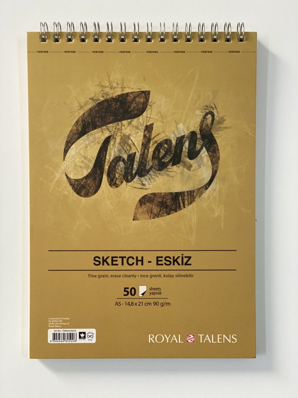 Eskiz Defteri - A5 - 90gr - 50 yaprak