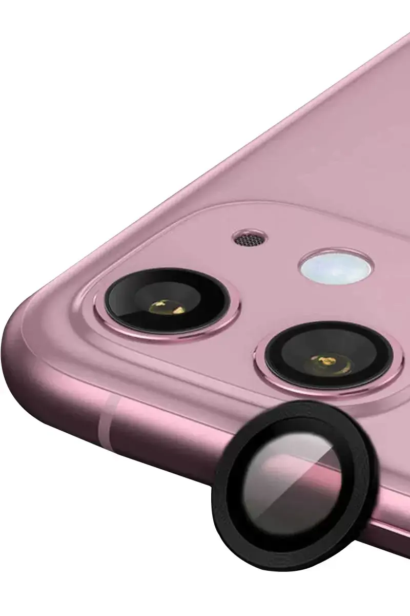 Newface Apple İphone 11 Raze Metal Kamera Lens - Siyah
