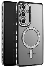 Newface Samsung Galaxy S26 Joke Simli Magneticsafe Kılıf - Siyah