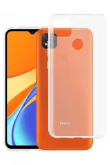 Newface Xiaomi Redmi 9c Kılıf Lüx Şeffaf Silikon