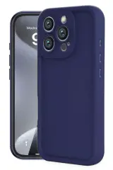 Newface İphone 16 Pro Max Kılıf Viera Silikon - Lacivert