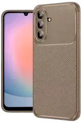 Newface Samsung Galaxy A37 5g Auto Focus Karbon Kapak - Kahverengi