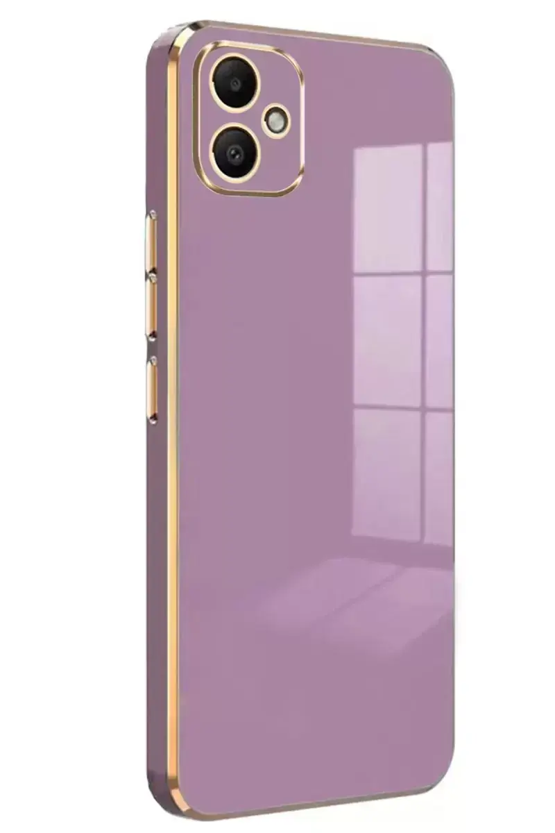 Newface Samsung Galaxy A05 Kılıf Volet Silikon - Mor