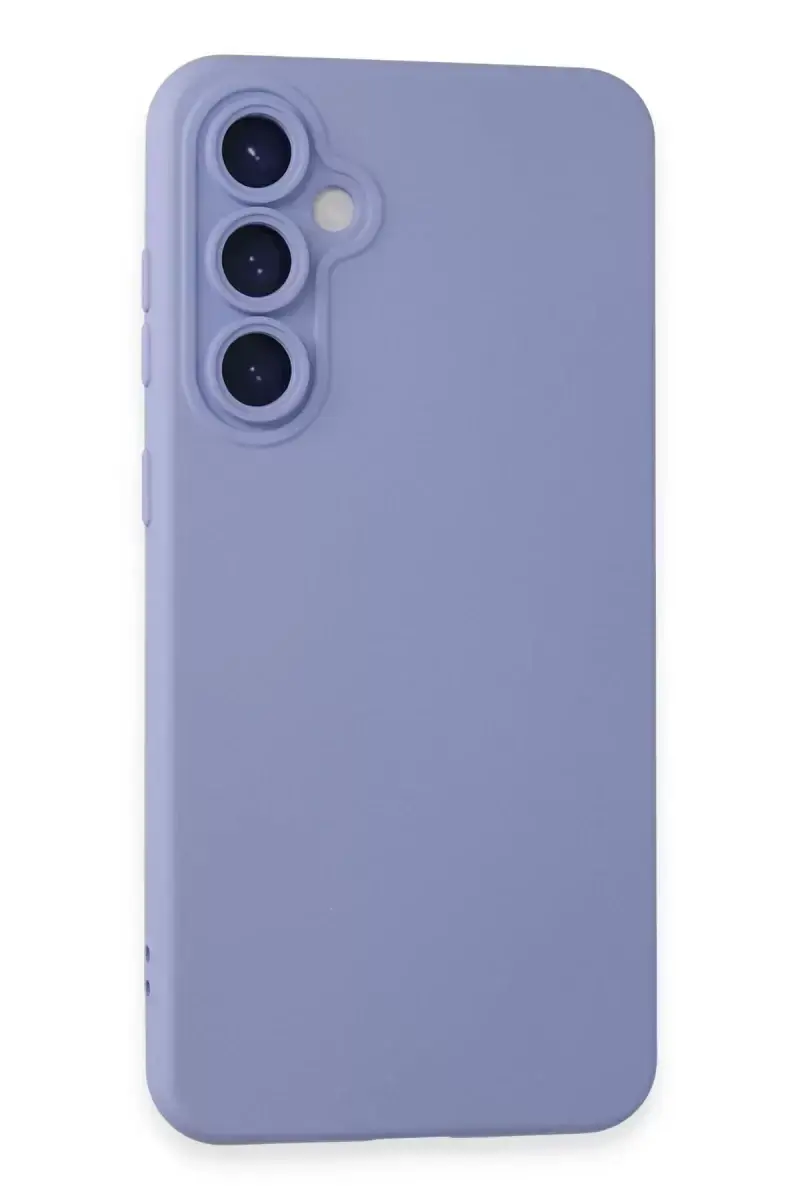 Newface Samsung Galaxy S23 Fe Kılıf Nano İçi Kadife Silikon - Lila