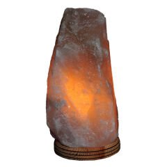 Doğal Himalaya Kaya Tuzu Lambası Kablolu Ampullü Beyaz 2-3 Kg