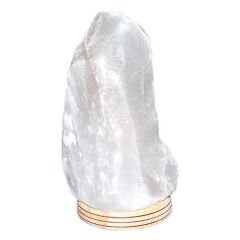 Doğal Himalaya Kaya Tuzu Lambası Kablolu Ampullü Beyaz 2-3 Kg