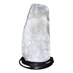 Doğal Himalaya Kaya Tuzu Lambası Kablolu Ampullü Beyaz 2-3 Kg