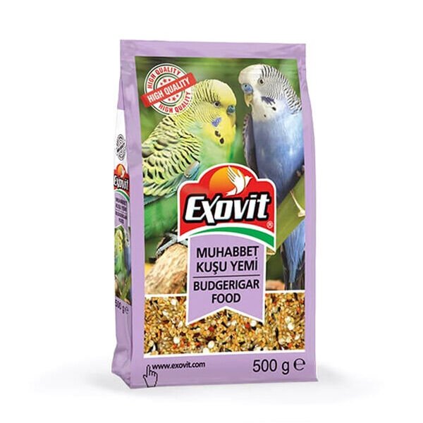 Exovit Yetişkin Muhabbet Kuşu Yemi 500 Gr