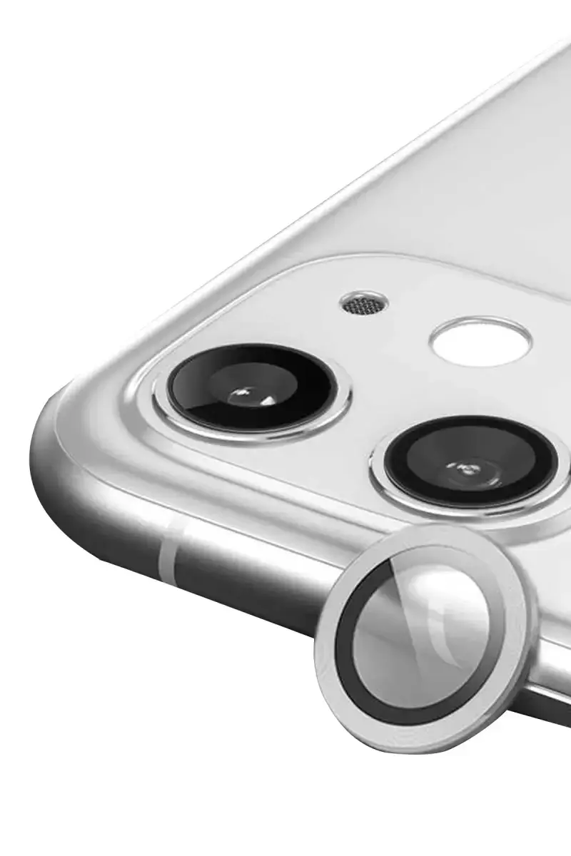 Newface Apple İphone 11 Raze Metal Kamera Lens - Gümüş