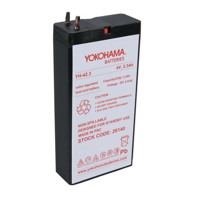 Yokohama Yh-42.3 4 Volt - 2.3 Amper Akü (50x100x22 Mm)