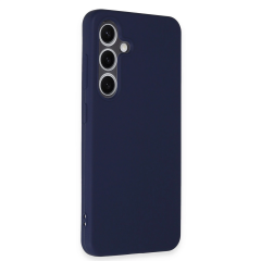 Samsung Galaxy S24 Kılıf First Silikon - Lacivert