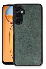 Newface Samsung Galaxy A55 5g Kılıf Aras Deri Kapak - Koyu Yeşil
