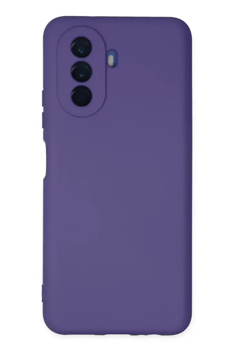 Newface Huawei Nova Y70 Kılıf Nano İçi Kadife Silikon - Mor