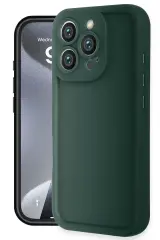 Newface İphone 16 Pro Max Kılıf Viera Silikon - Koyu Yeşil