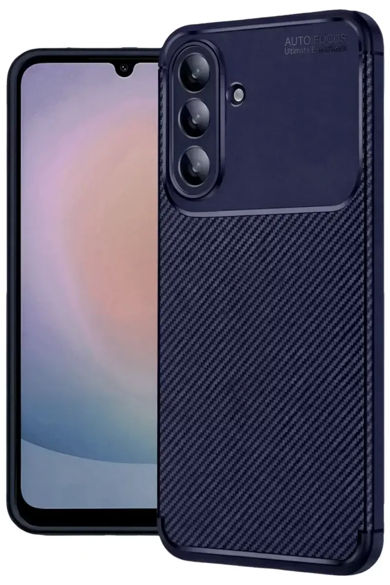 Newface Samsung Galaxy A37 5g Auto Focus Karbon Kapak - Lacivert