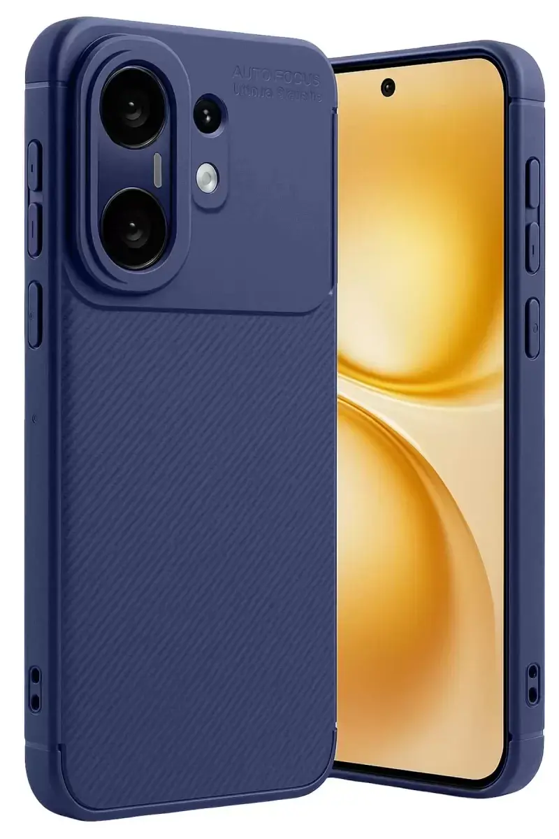 Newface Vivo X200 Fe Auto Focus Karbon Kapak - Lacivert