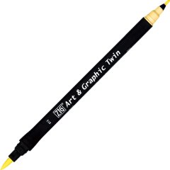 Art & Graphic Twin - Pale Yellow - 013