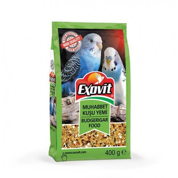 Exovit Yetişkin Muhabbet Kuşu Yemi 400 Gr