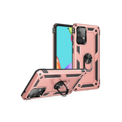 Samsung Galaxy A23 4g Kılıf Sofya Yüzüklü Silikon Kapak - Rose