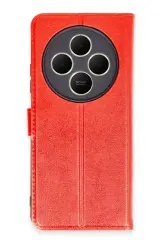Newface Xiaomi Redmi 14c Kılıf Trend S Plus Kapaklı Kılıf - Kırmızı